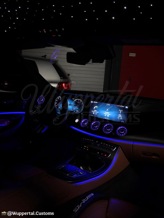 Beleuchtete Lüftungsdüsen